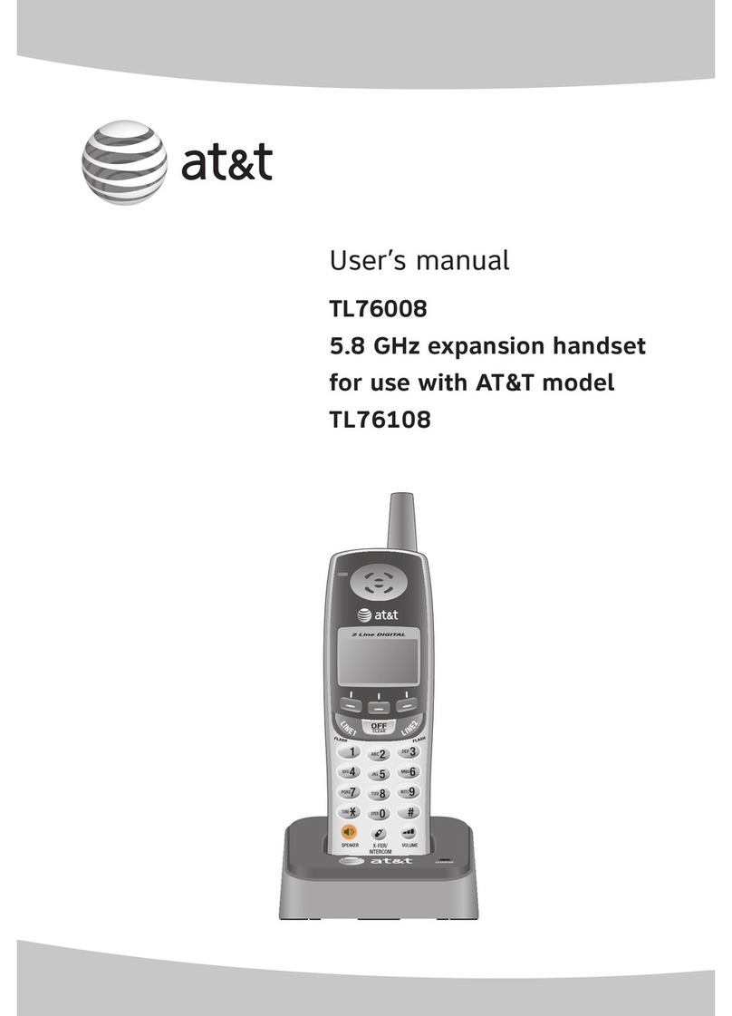 AT&T TL76008 user manual