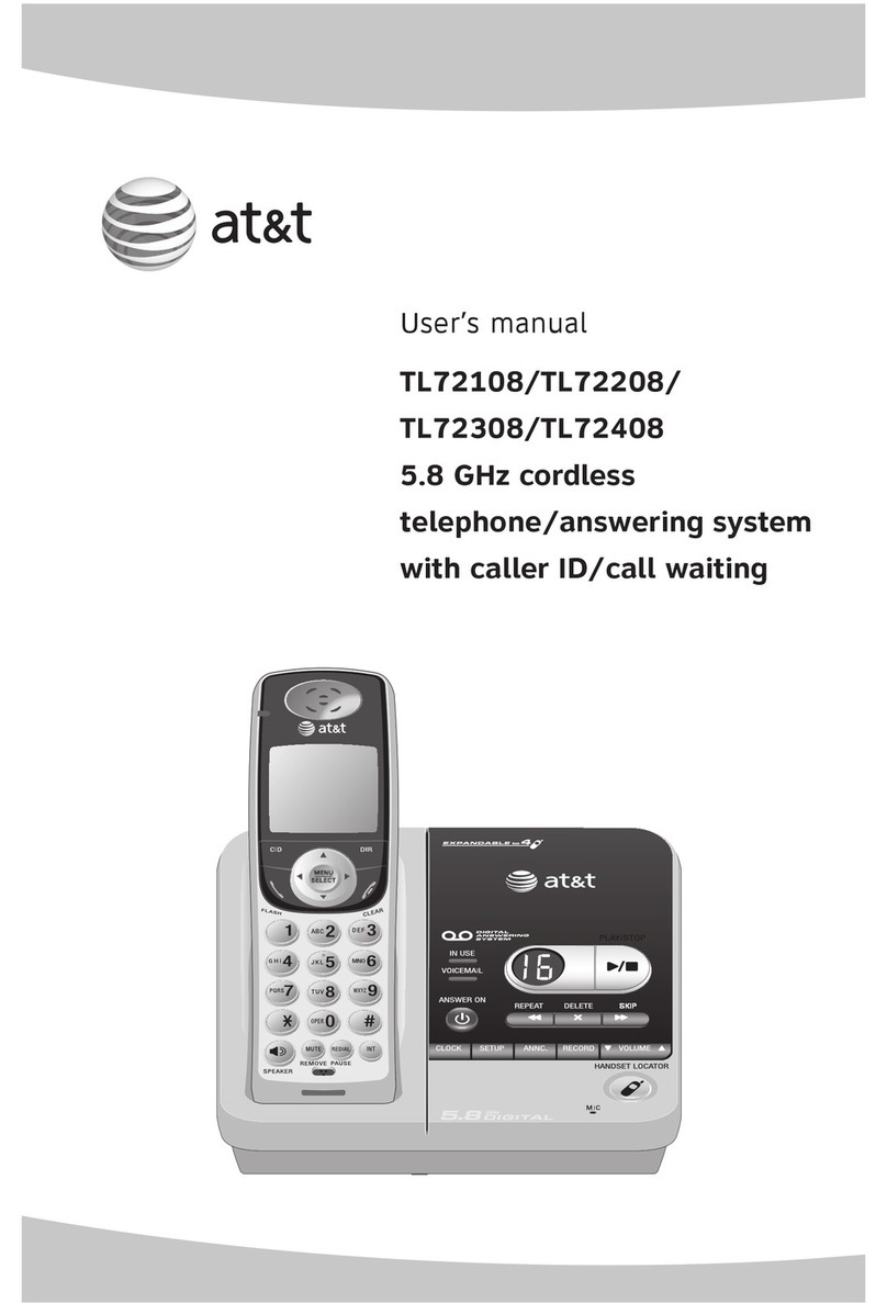 AT&T TL72408 user manual