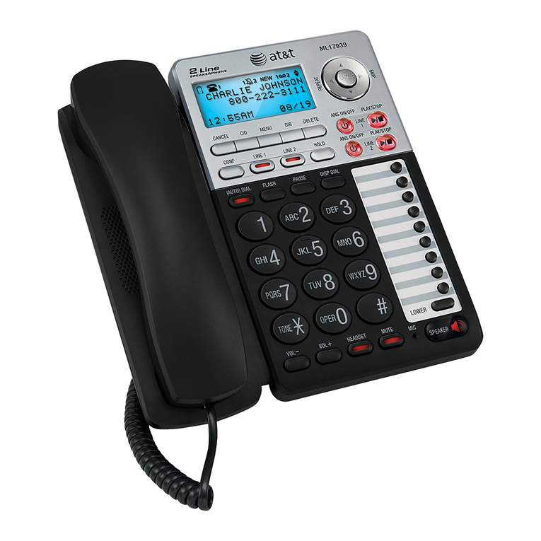 AT&T ML17939 User manual AT&T ML17939 User manual