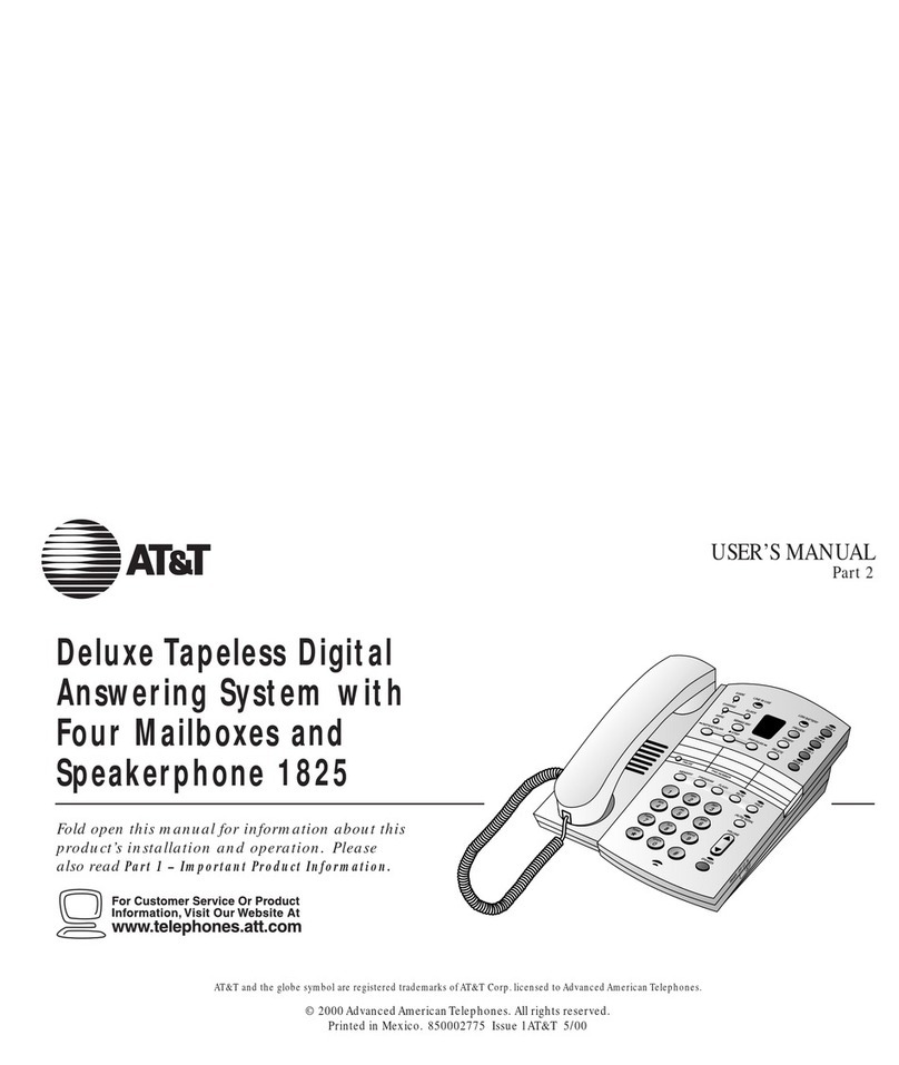 AT&T 1825 user manual