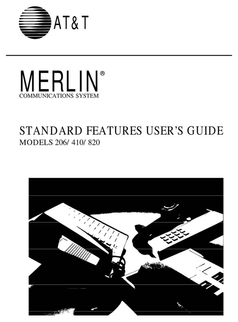 AT&T MERLIN 206 user guide