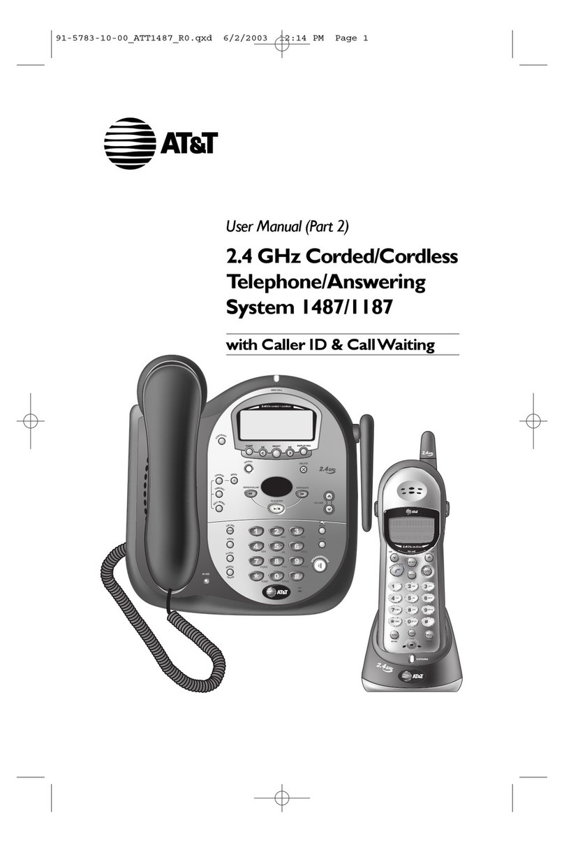 AT&T 1187 User manual