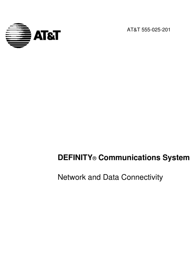AT&T DEFINITY 2500 series Installation and maintenance instructions