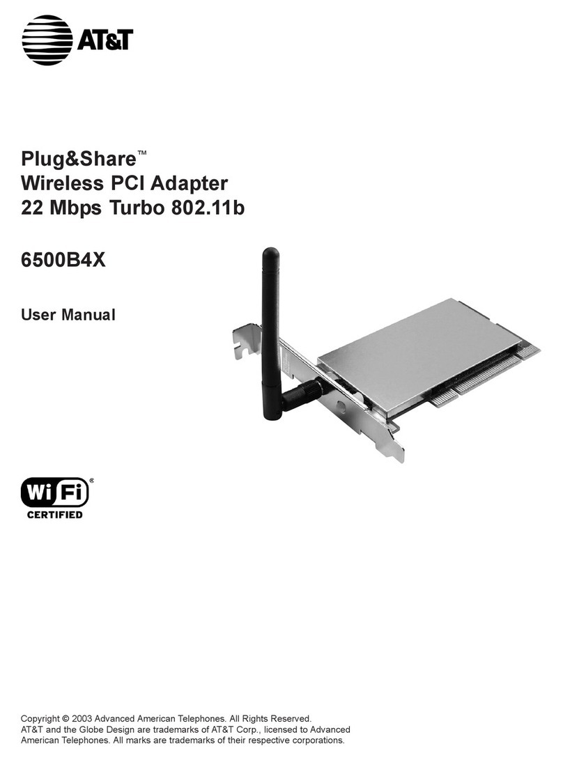 AT&T Turbo 802.11b user manual