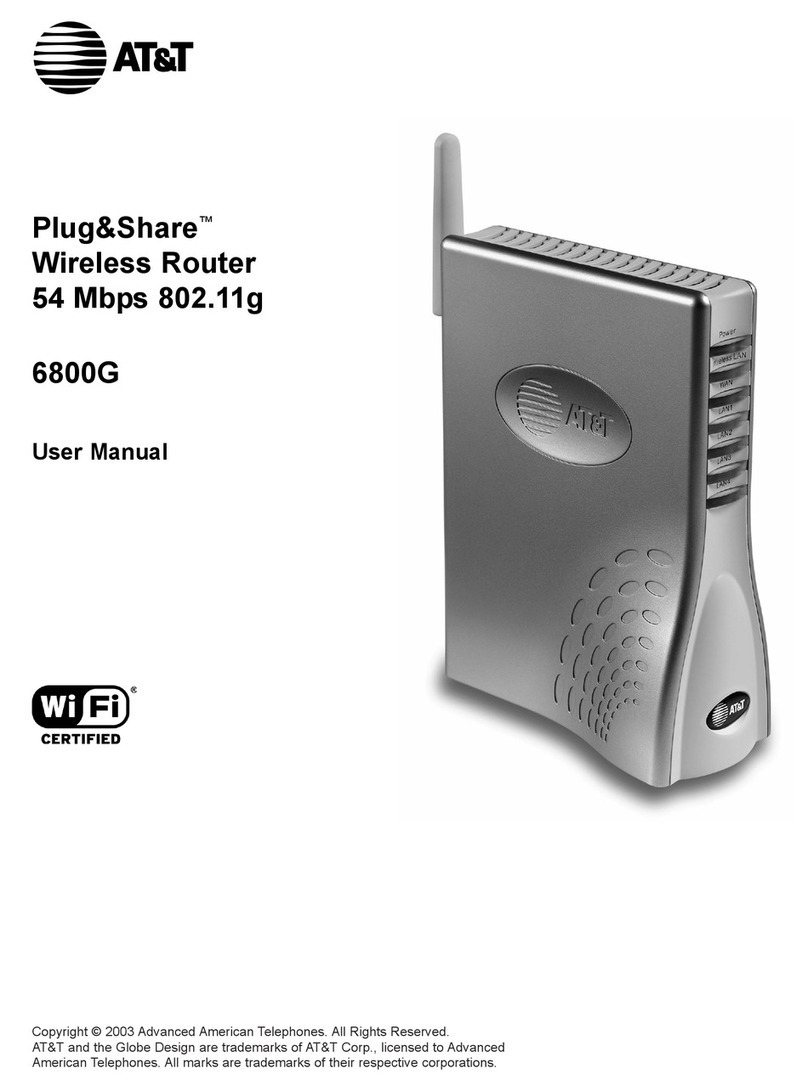 AT&T Plug&Share 6800G User manual