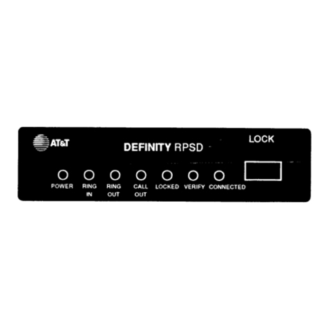 AT&T DEFINITY Remote Port Security Device User manual