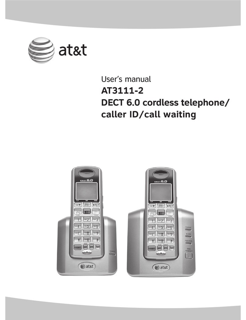 AT&T AT3111-2 User manual