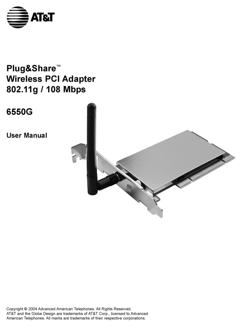 AT&T Plug&Share 6550G User manual