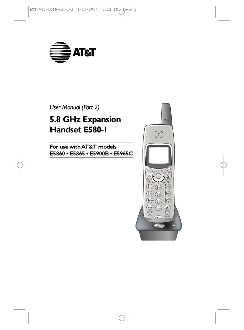 AT&T E580-1 User manual