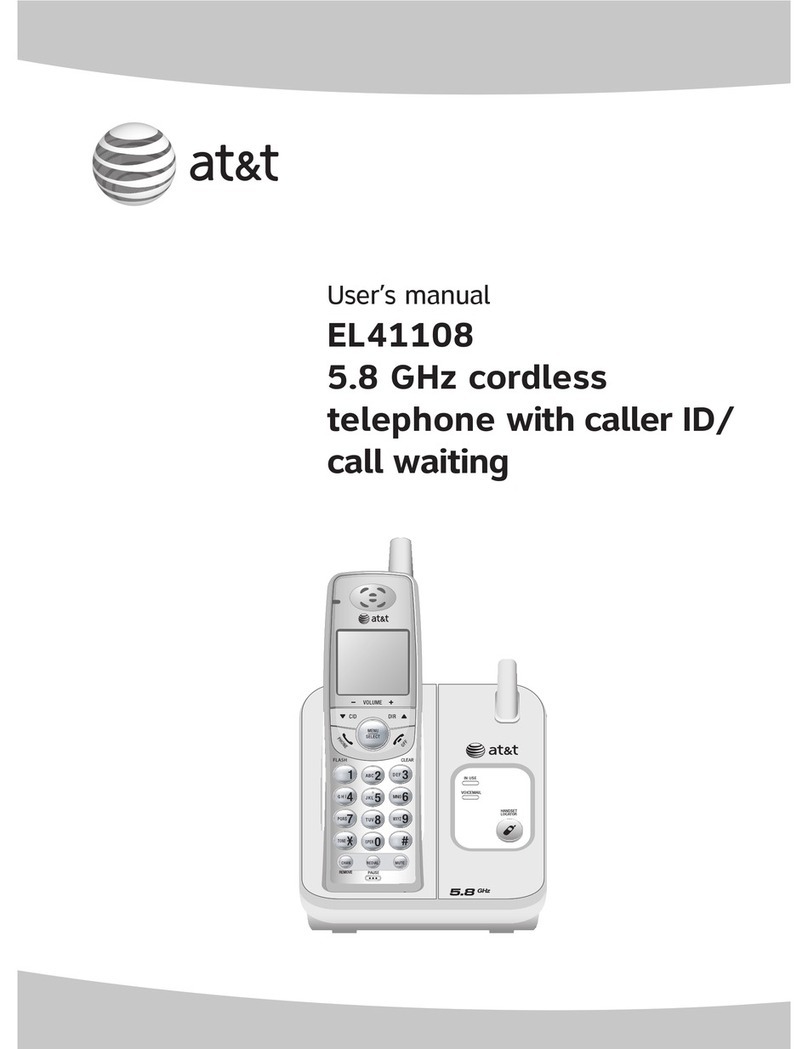 AT&T EL41108 User manual