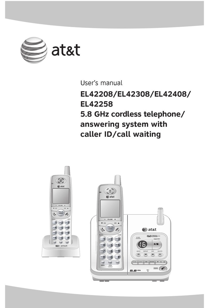 AT&T EL42208 User manual