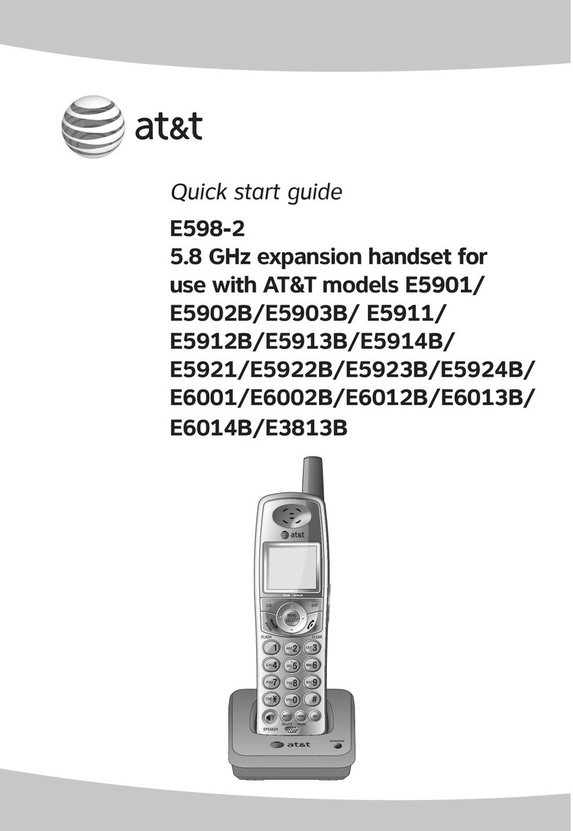 AT&T E598-2 User manual