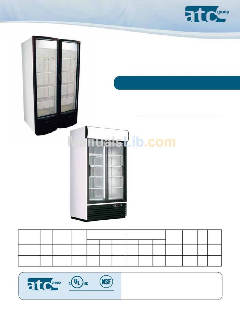 ATC Group Glass Door Cooler CFX 37 User manual