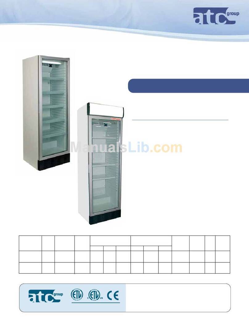 ATC Group Glass Door Coolers CMV-325E product manual ATC Group Glass Door Coolers CMV-325E product manual