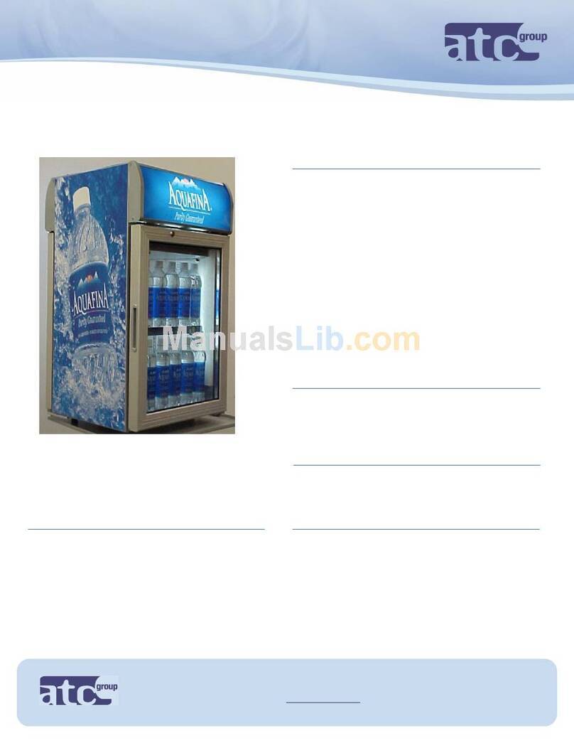 ATC Group Counter Top Cooler CT 100P Specification sheet