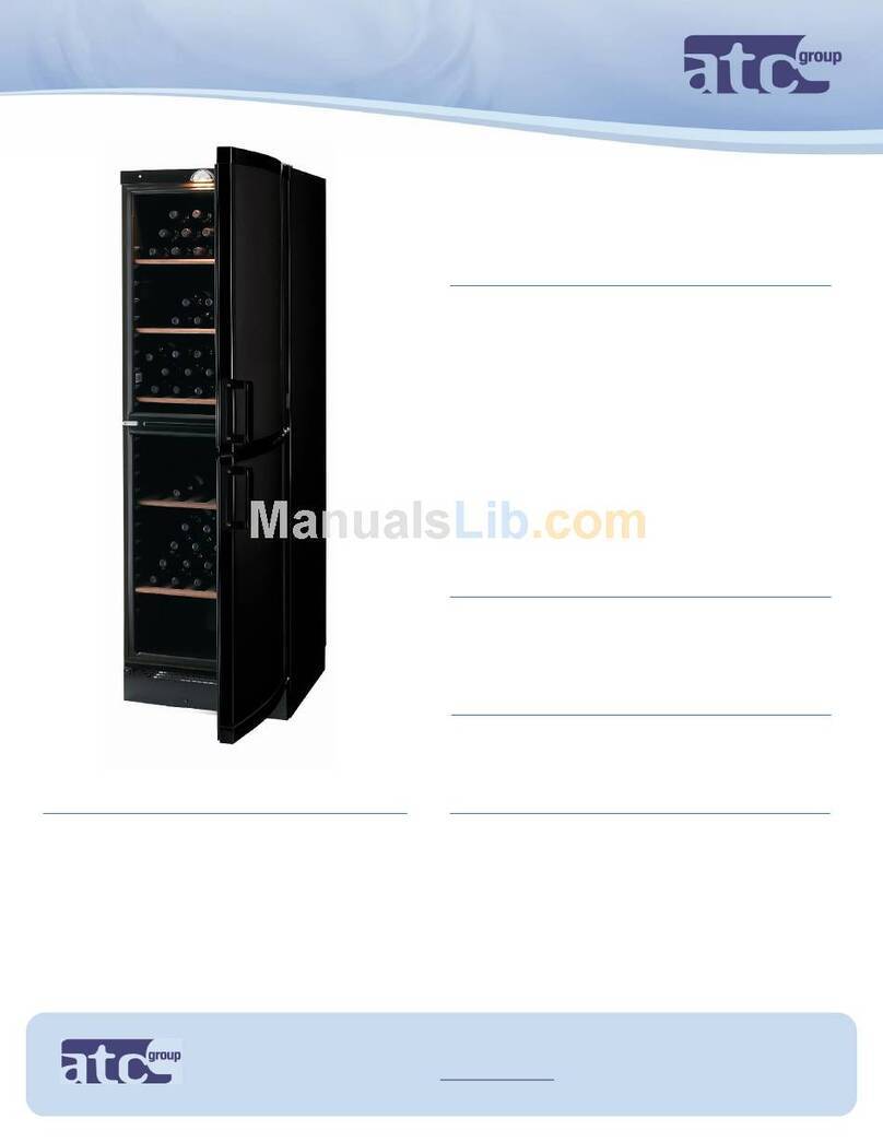ATC Group Wine Cooler CVKS670 Specification sheet