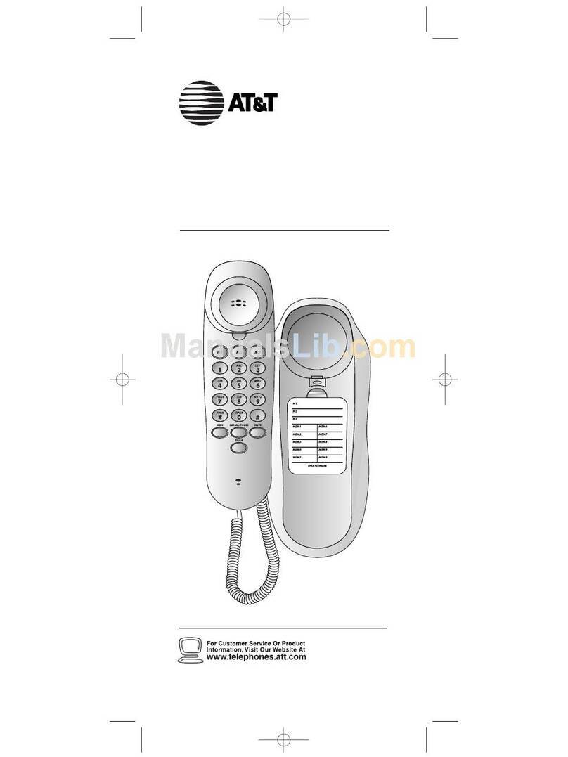 AT&T Trimline 240 User manual AT&T Trimline 240 User manual