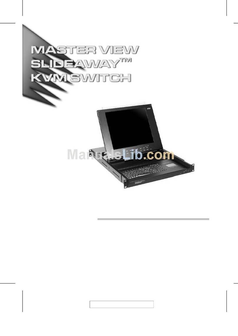 ATEN Master View Slideaway ACS-1208AL user manual