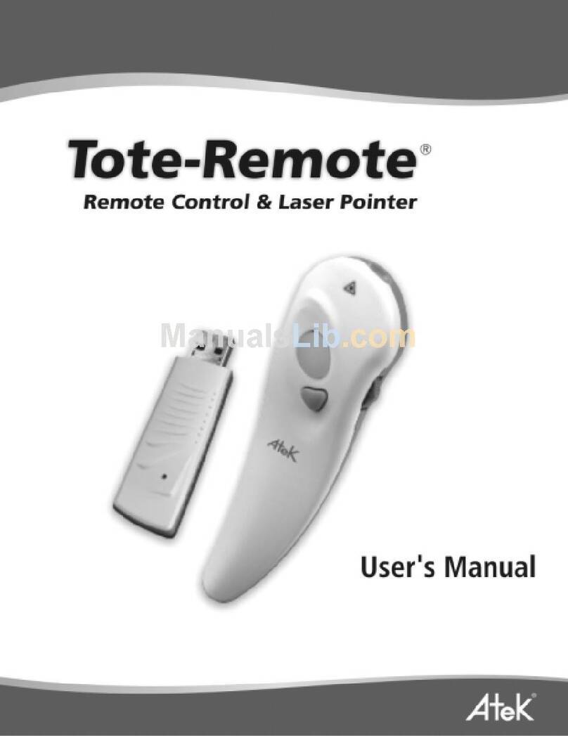 Atek Tote user manual