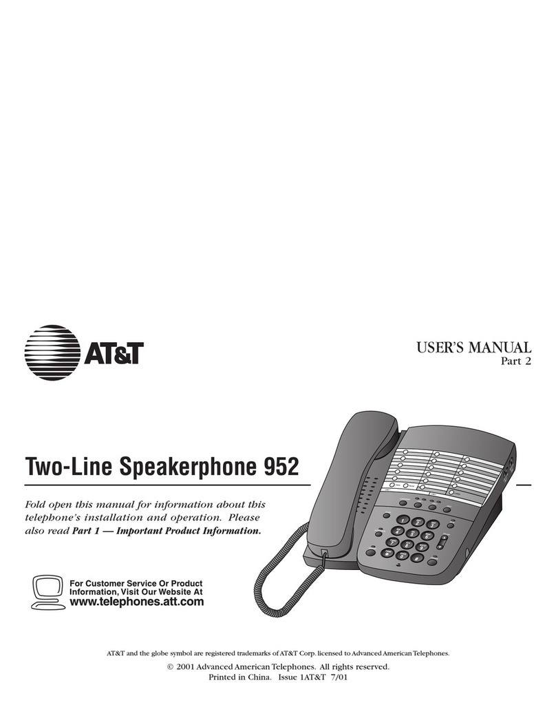 AT&T 952 User manual