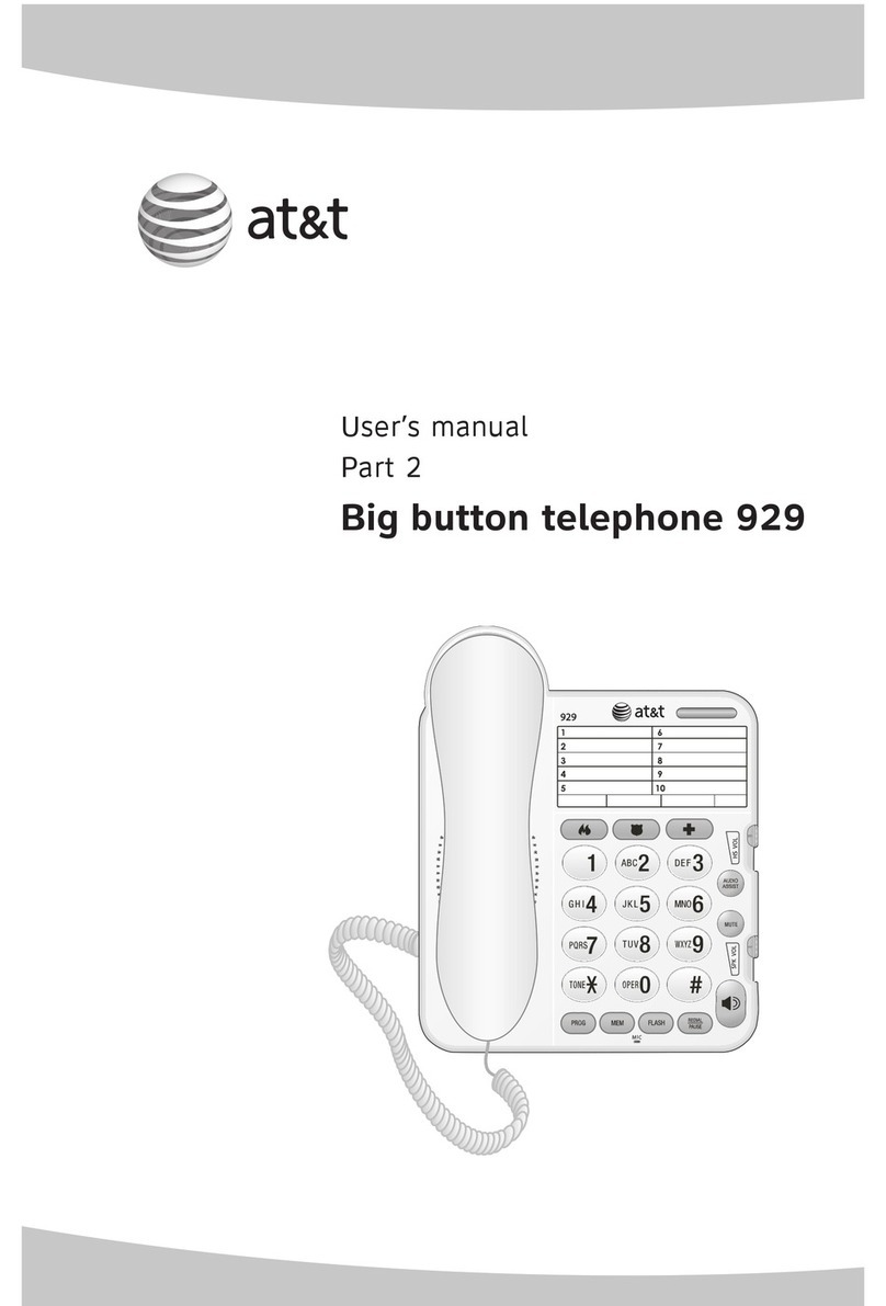 AT&T 929 User manual