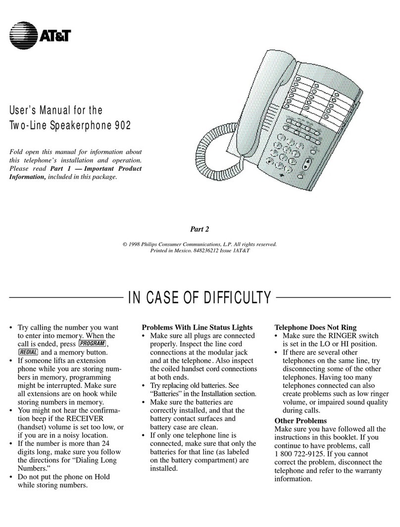 AT&T 902 User manual AT&T 902 User manual