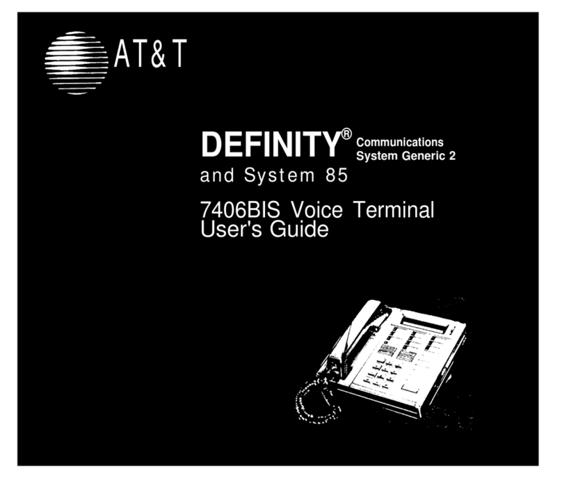 AT&T 7406BIS User manual AT&T 7406BIS User manual
