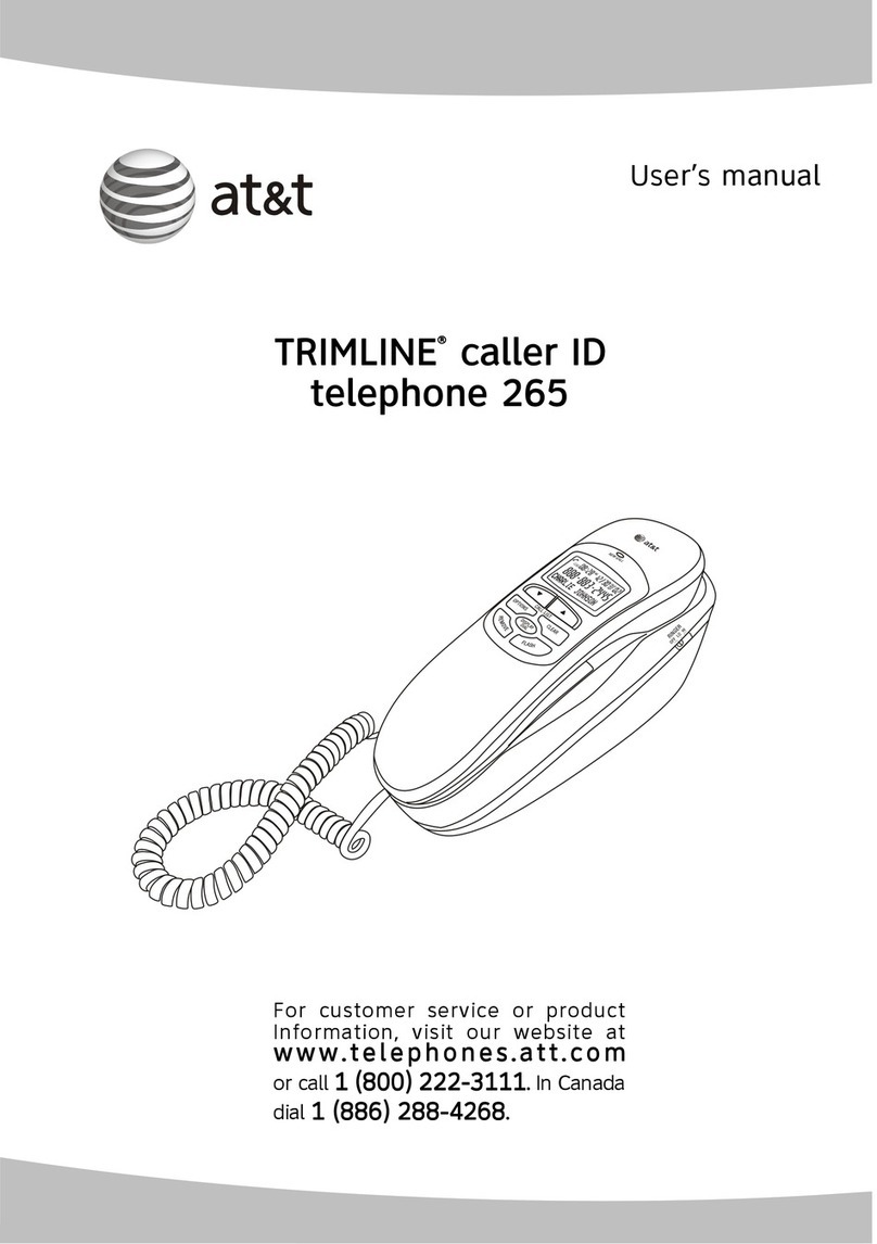 AT&T TRIMLINE 265 user manual