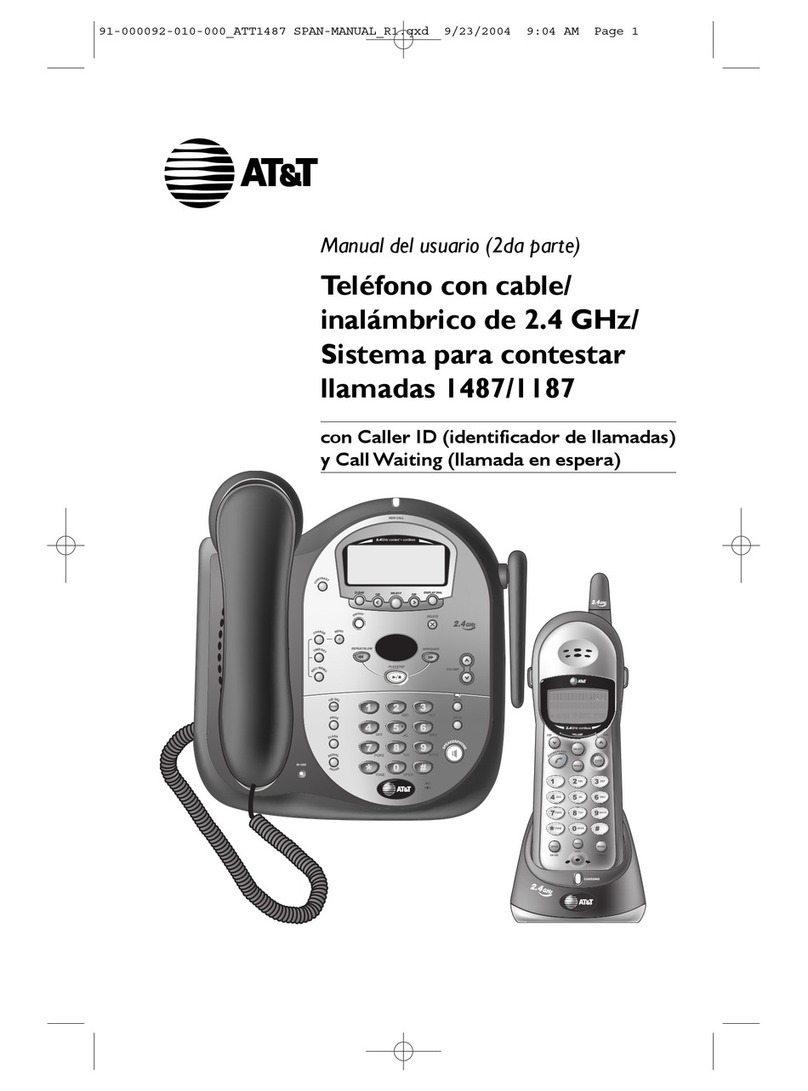 AT&T 1187 User manual AT&T 1187 User manual