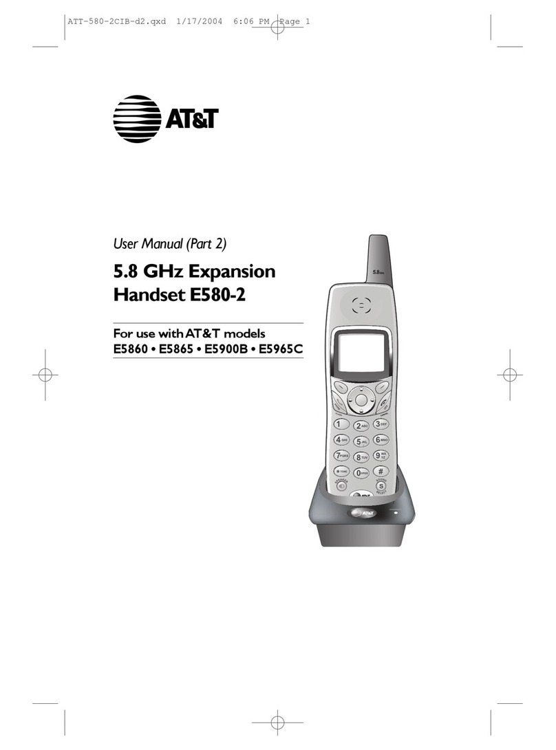 AT&T E580-2 User manual