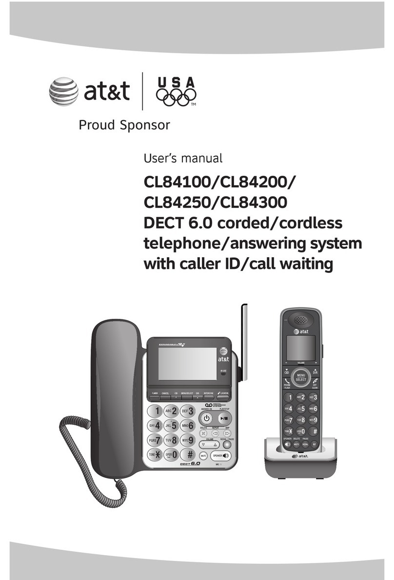 AT&T CL84250 User manual