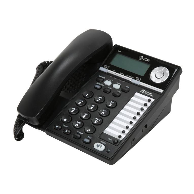 AT&T 993 2-Line User manual