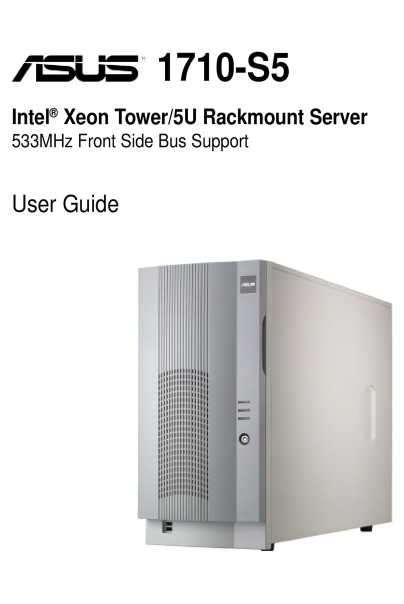 Asus Xeon Tower/5U Rackmount Server AP1710-S5 User manual Asus Xeon Tower/5U Rackmount Server AP1710-S5 User manual