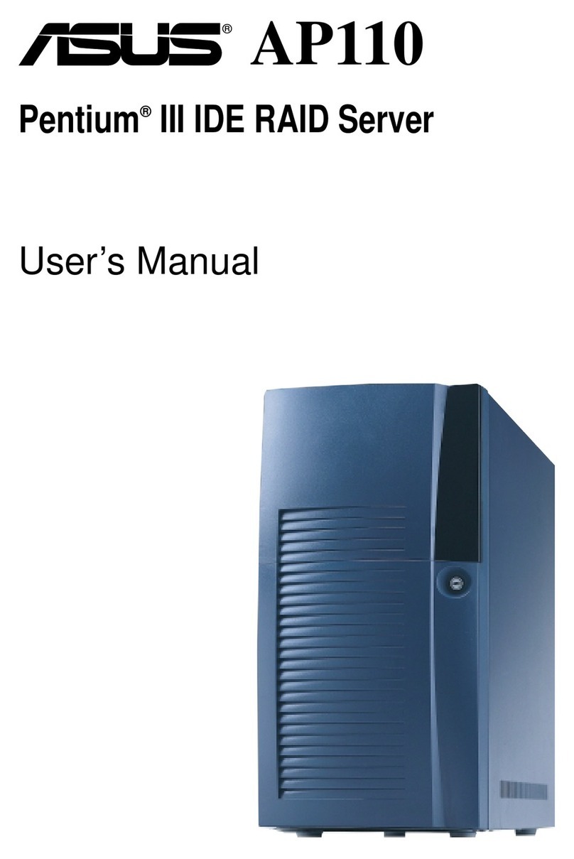Asus Pentium III IDE RAID Server AP110 User manual