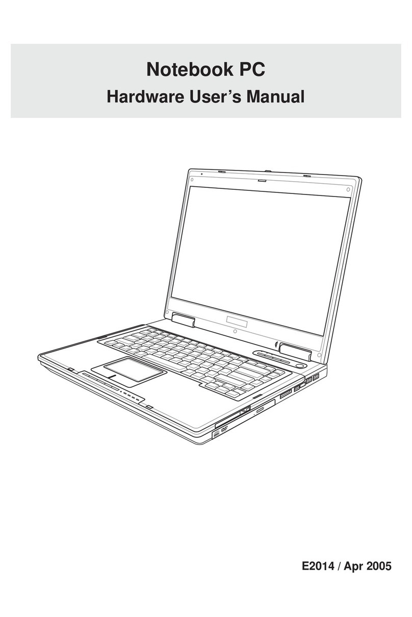 Asus Notebook PC Instructions for use Asus Notebook PC Instructions for use