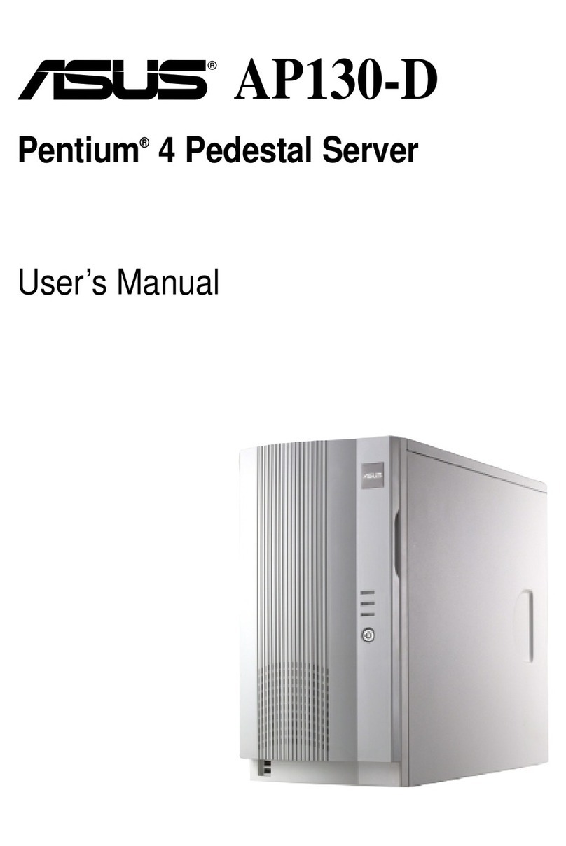 Asus Pentium 4 Pedestal Server AP130-D User manual