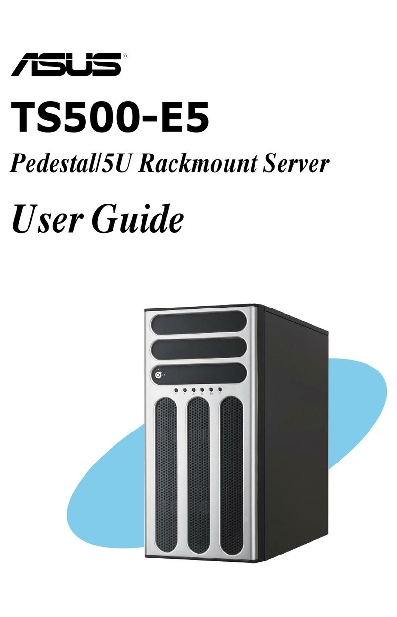 Asus Pedestal/5U Rackmount Server TS500-E4 Server User manual
