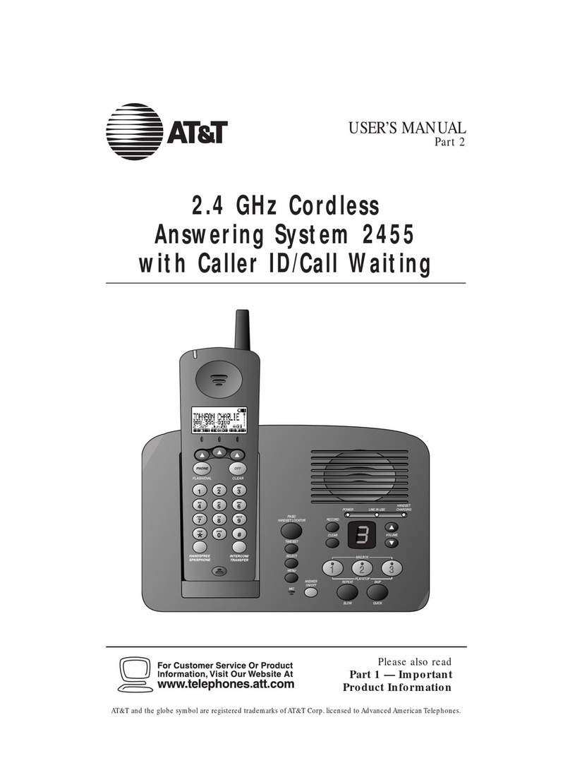 AT&T 2455 User manual