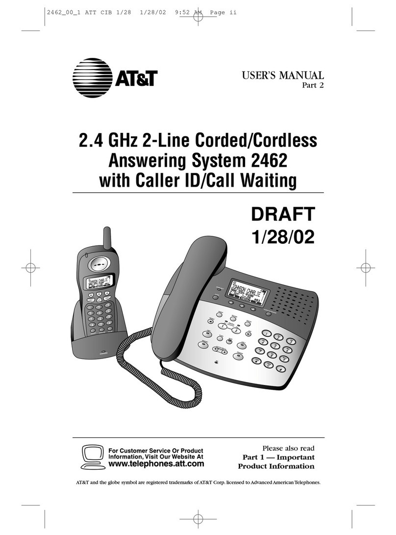 AT&T 2462 User manual