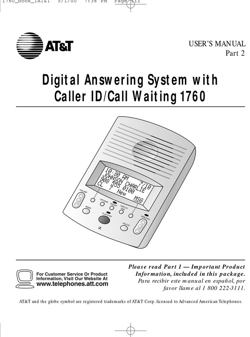 AT&T 1760 user manual
