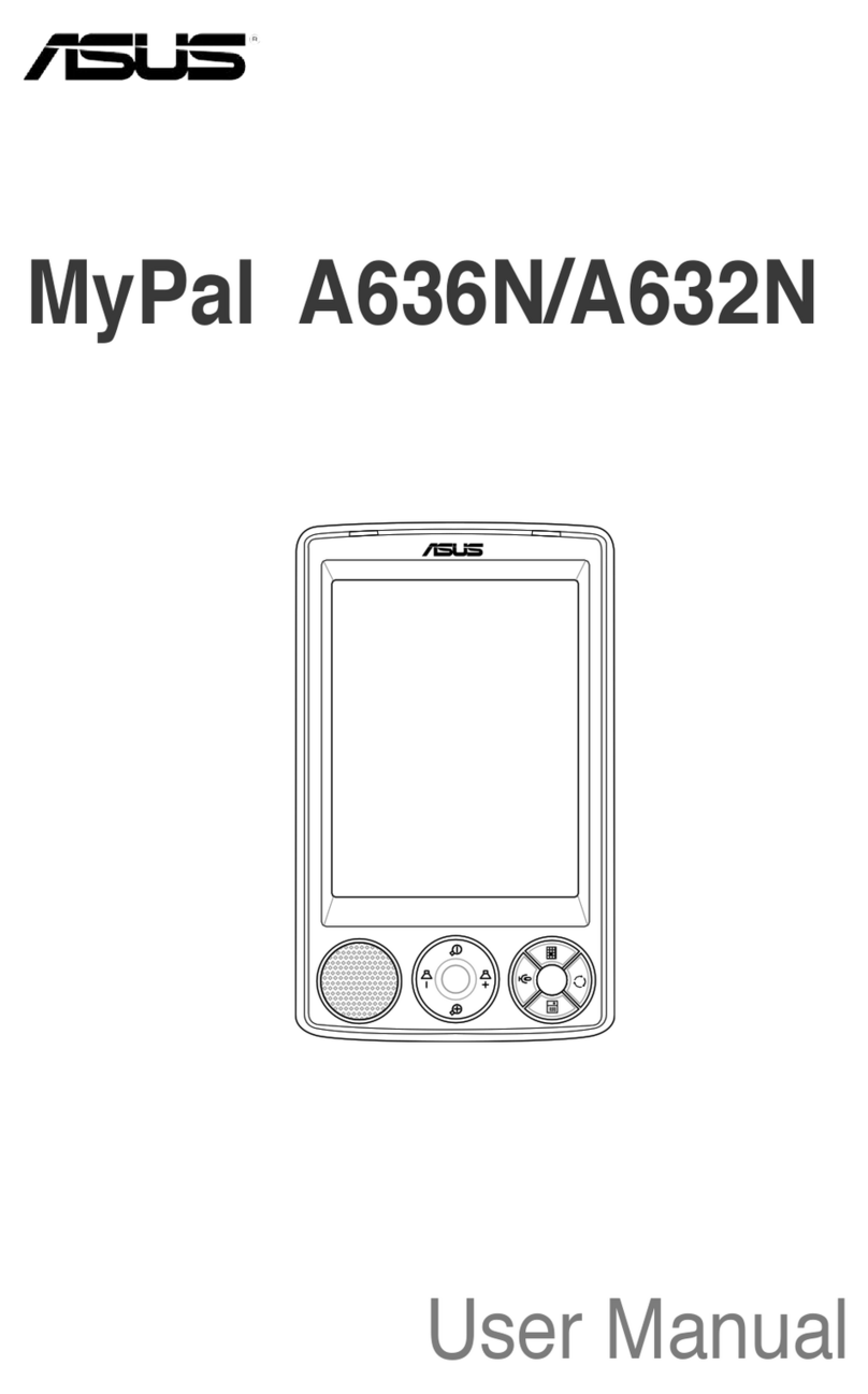 Asus MyPal A632N User manual