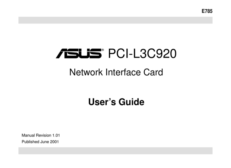 Asus PCI-L3C920 User manual