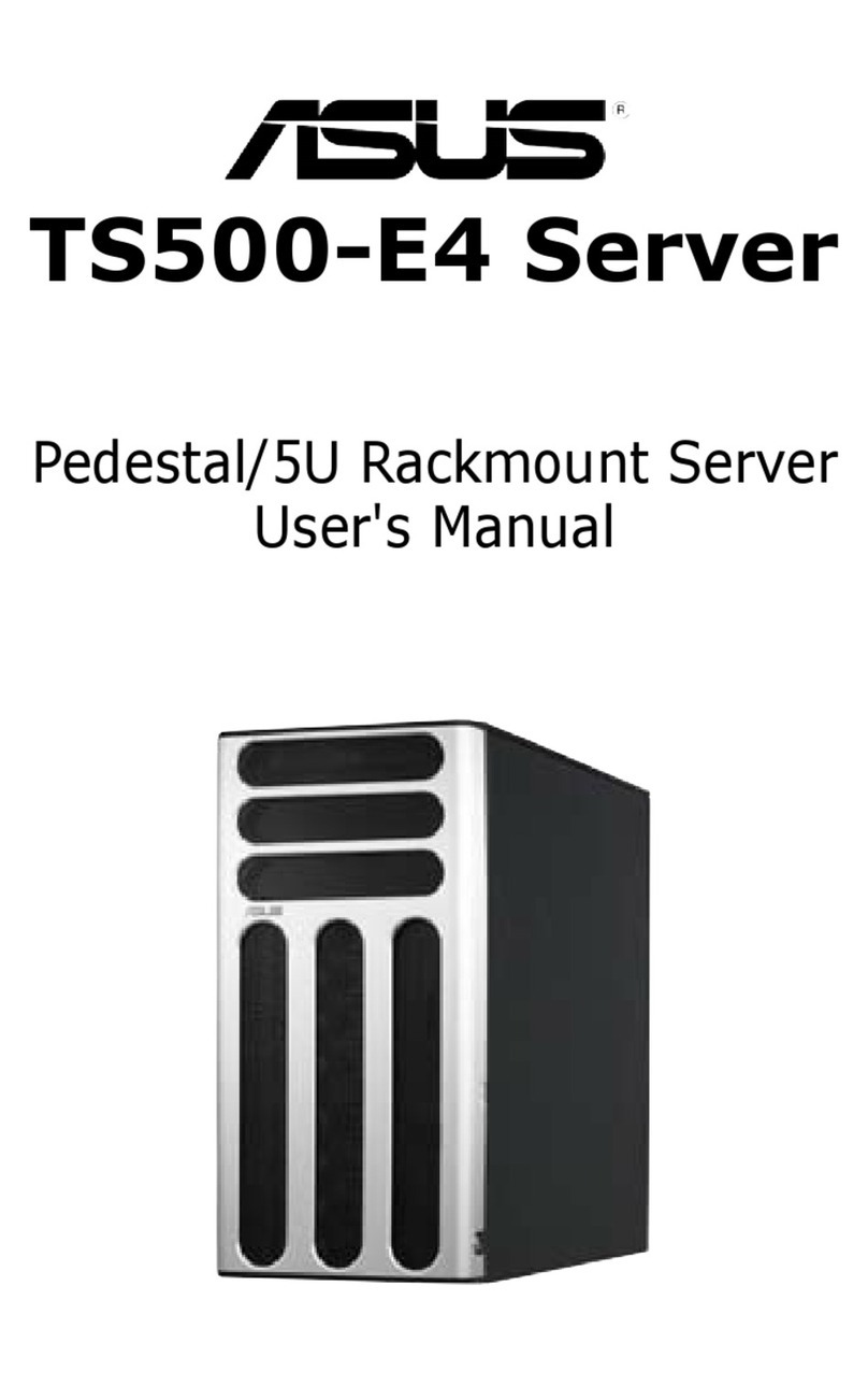 Asus Pedestal/5U Rackmount Server TS500-E4 Server User manual