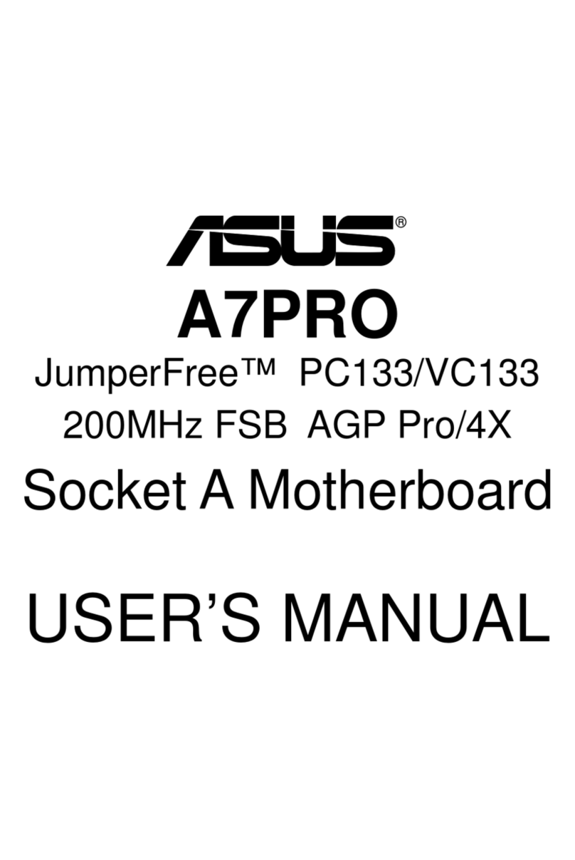 Asus Motherboard A7Pro User manual