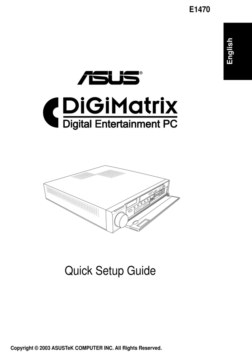 Asus DiGiMatrix E1470 User manual
