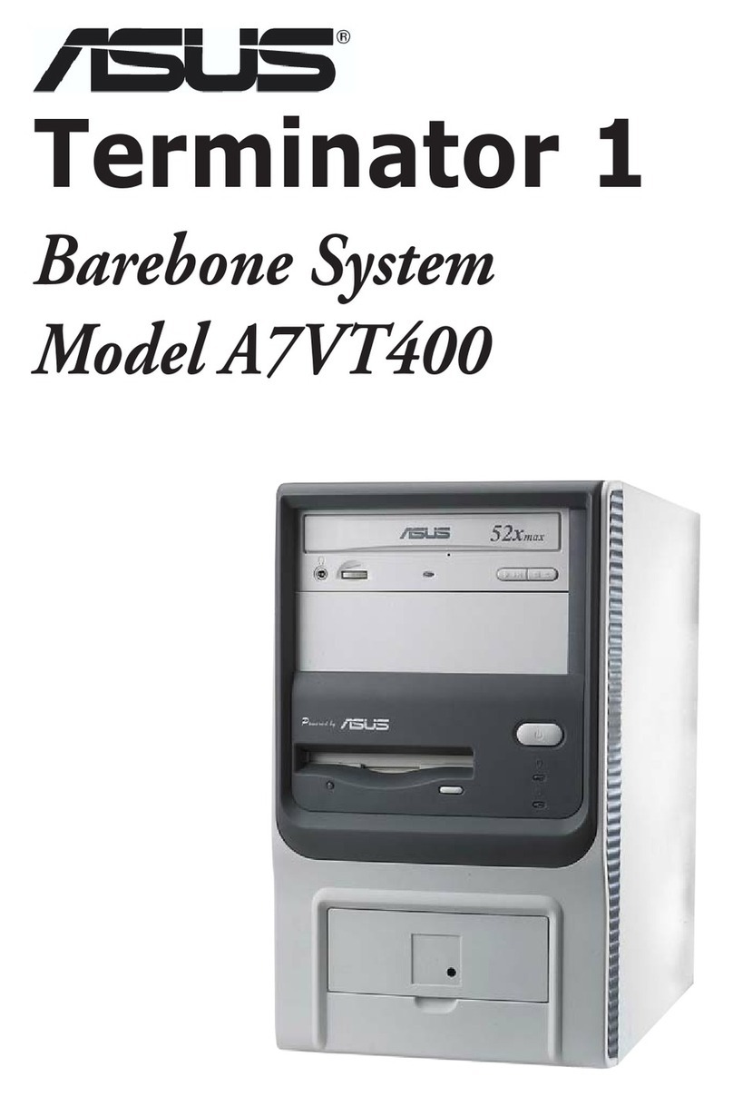 Asus Barebone System A7VT400 User manual
