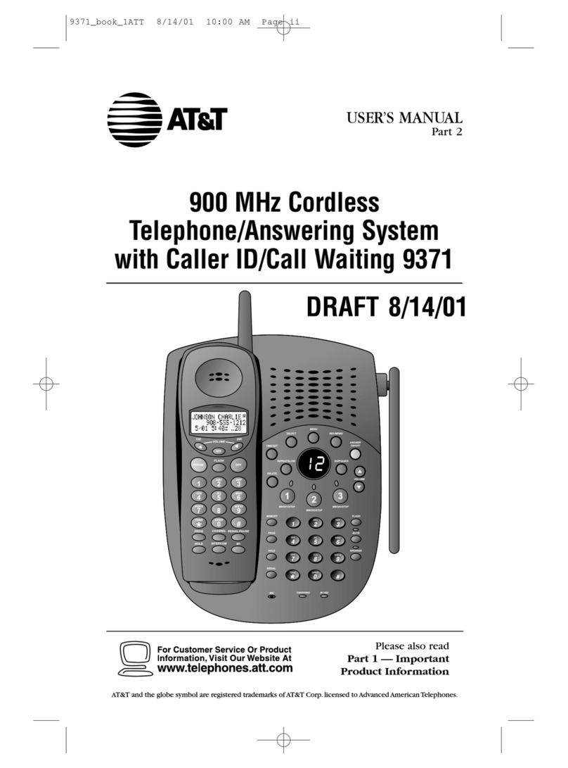 AT&T 9371 User manual