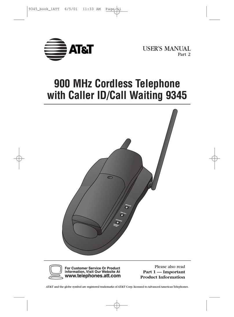 AT&T 9345 User manual