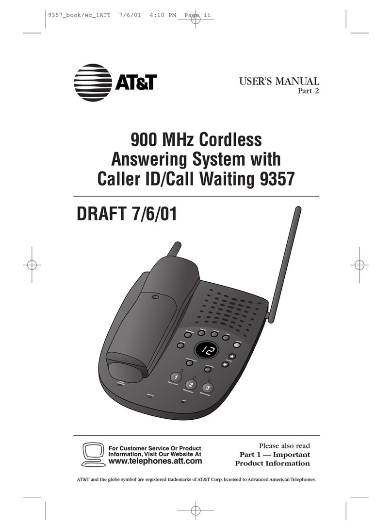 AT&T 9357 User manual