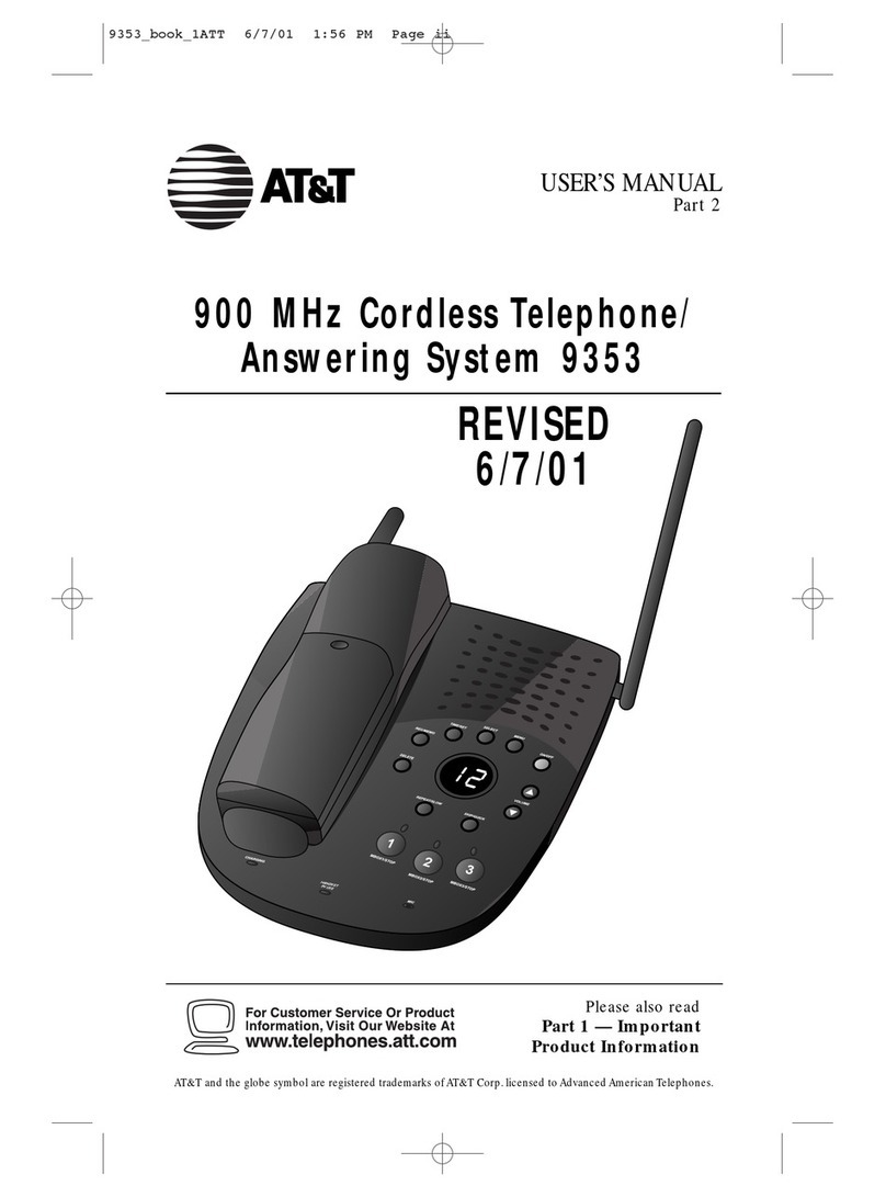 AT&T 9353 User manual